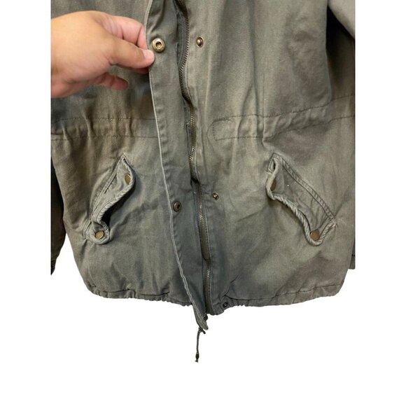 Ashley by 26 International Cargo Utility Jacket Faux Fur Hoodie Women’s Size M - Picture 4 of 10